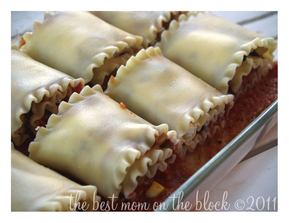 The Best Mom on the Block Vegetarian Lasagna with Goat Cheese and