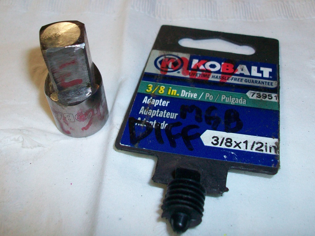 Gormless Racing MGB GT Safety Wired all drain plugs, except the most