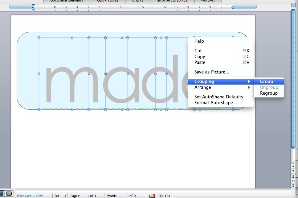 Make graphics in WORD MADE EVERYDAY