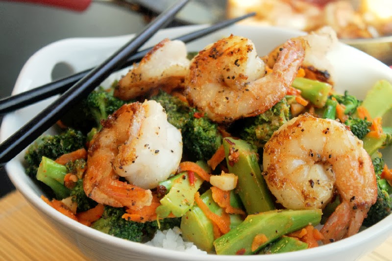 Creole Contessa Spicy Thai Shrimp and Broccoli