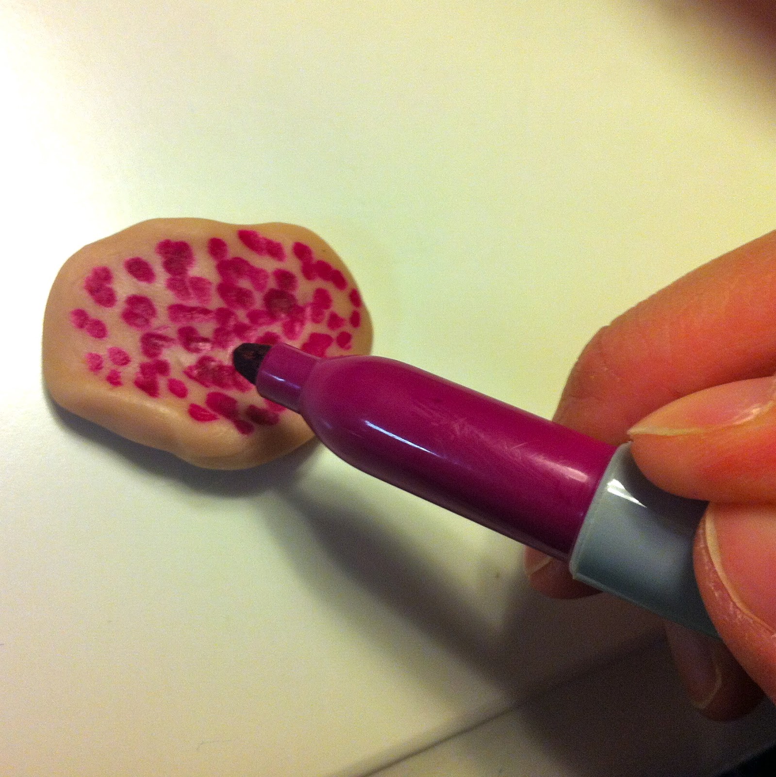 Fanciful Felt Tutorial Tinting Sculpey Clay