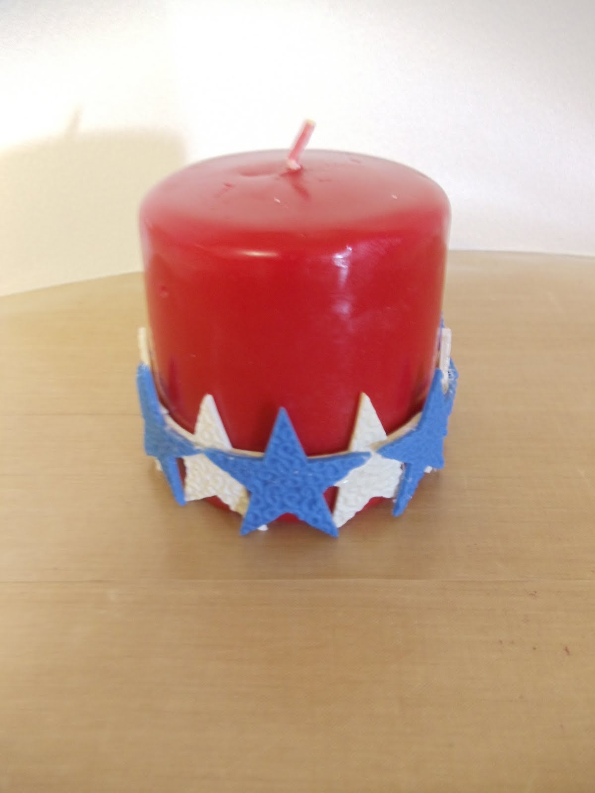 DCC Blog Hop Patriotic Candle Sleeve Ann Butler Designs
