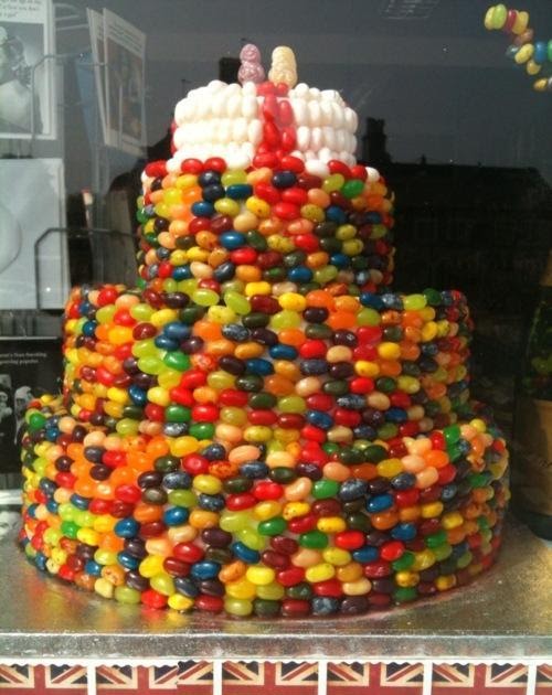 The Sweetest Temptations Jelly Bean Wedding Cake