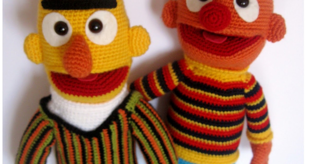 Yaseminkale: orgu oyuncak edi ile budu, amigurumi Bert ve ...