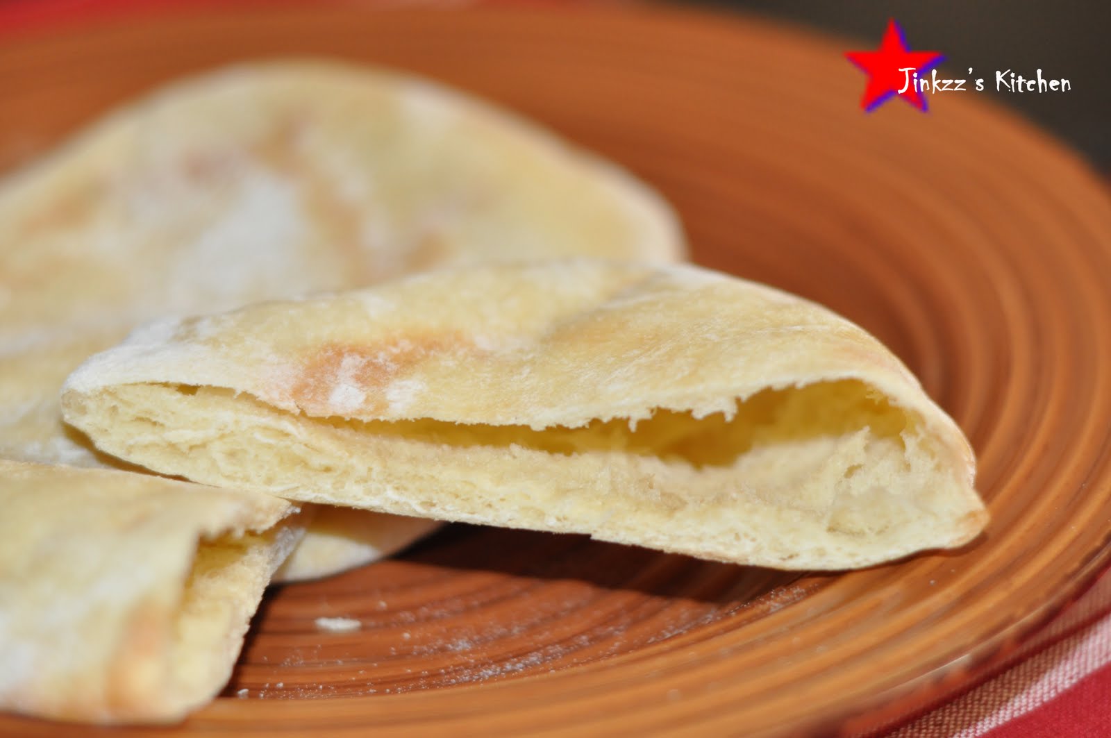 to Jinkzz's Kitchen No Knead Pita Bread