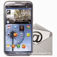 setting email di android samsung