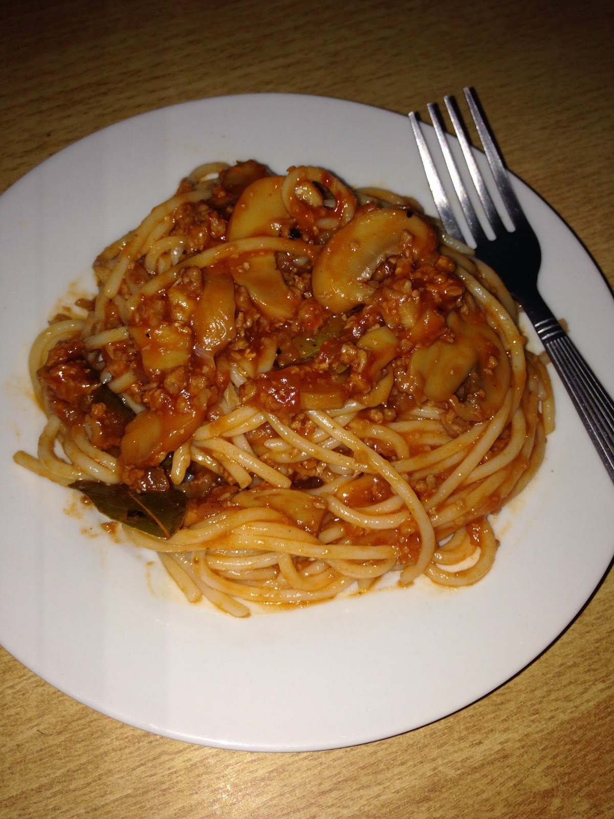 AL Dente PH Beef and Mushroom Spaghetti