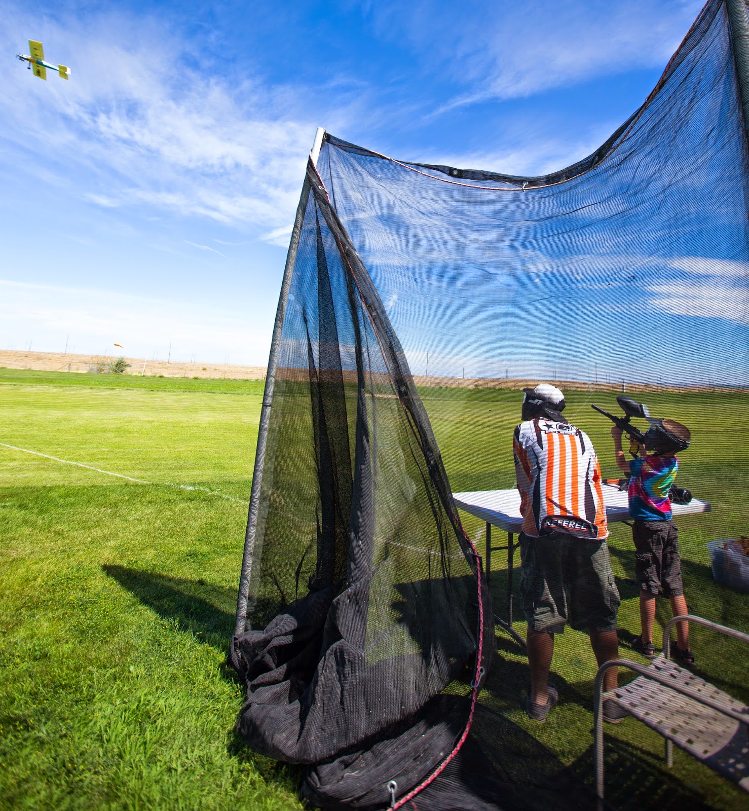 ARC of Tri Cities and Tri City Radio Control Modelers paintball shoot down.