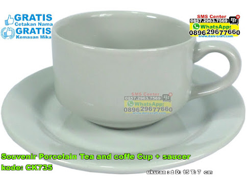 Souvenir Porcelain Tea And Coffe Cup Saucer