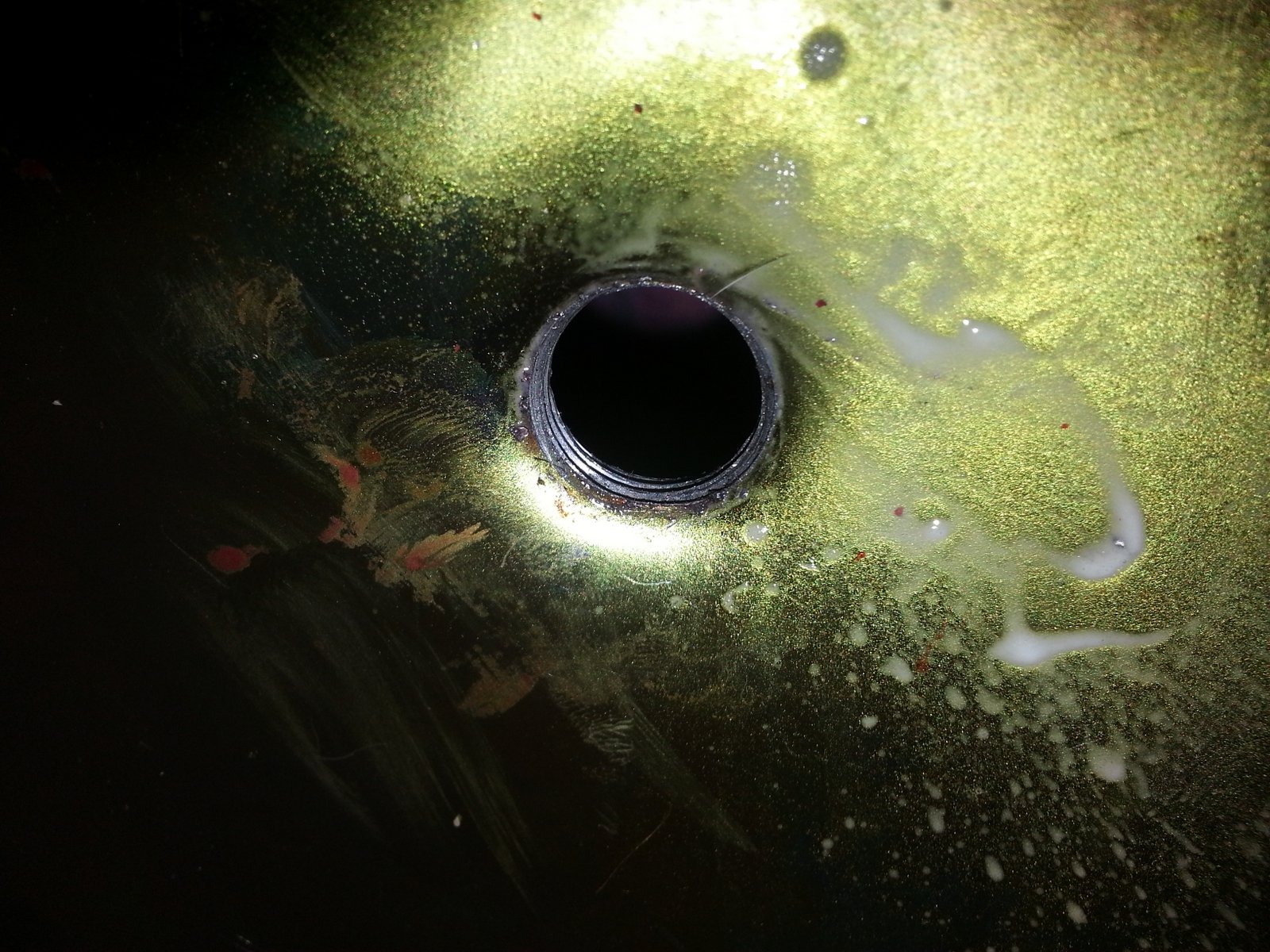 How to punch a hole in your oil pan for a Vortech Supercharger