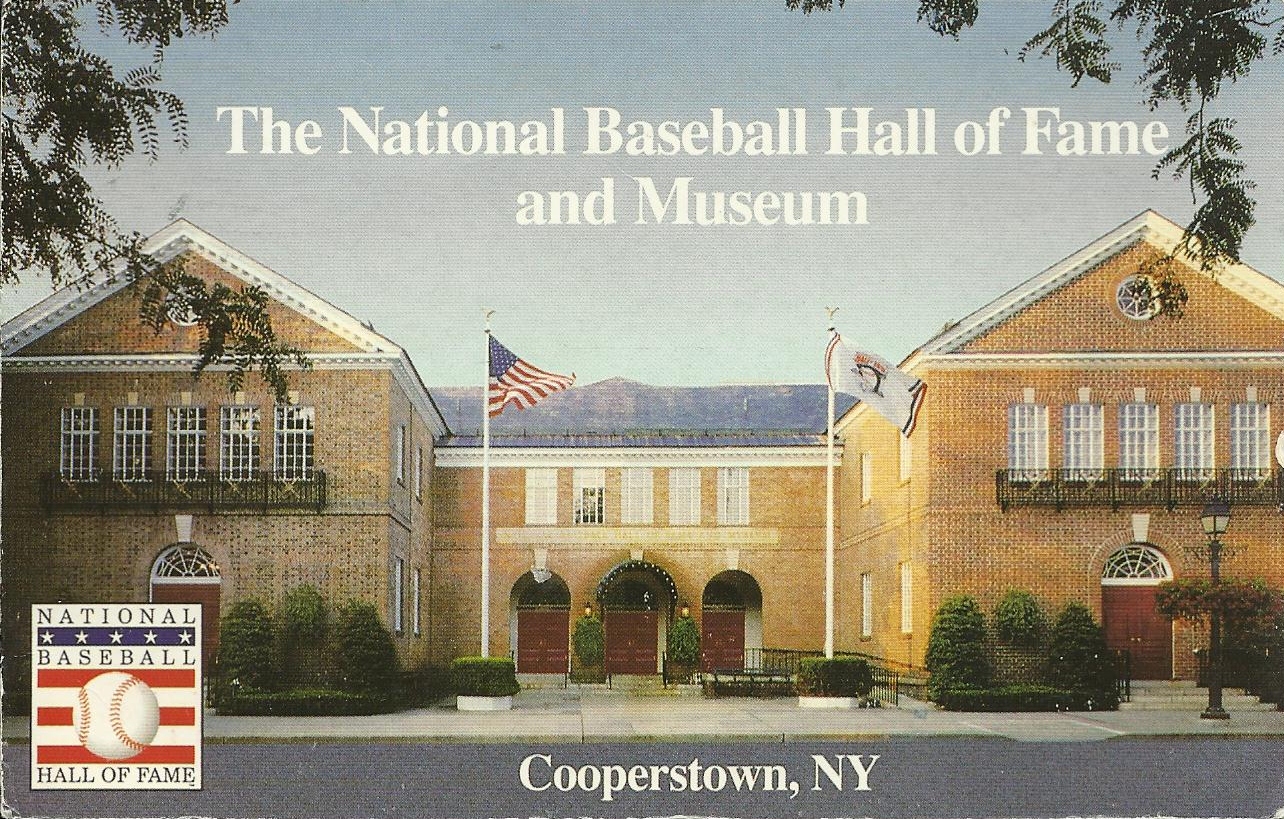 Vintage Travel Postcards: National Baseball Hall of Fame and Museum