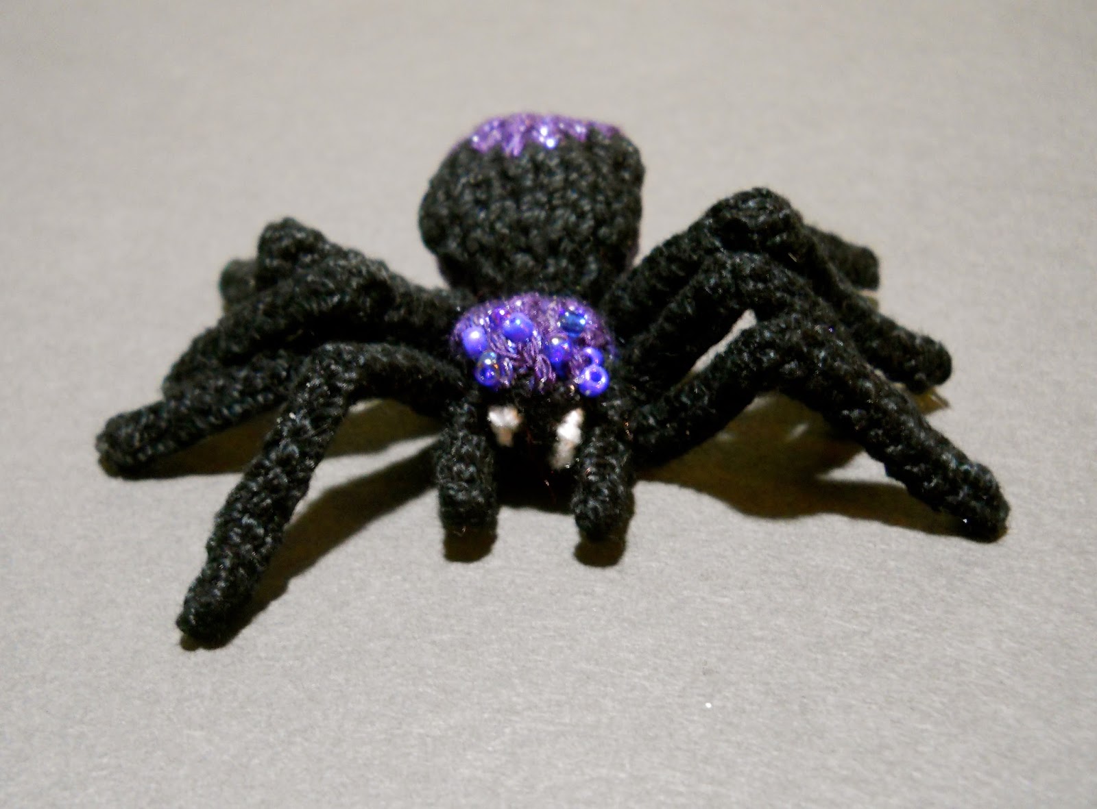 Rosemarsh Knits Knit A Spooky, Sparkly Spider Free Pattern