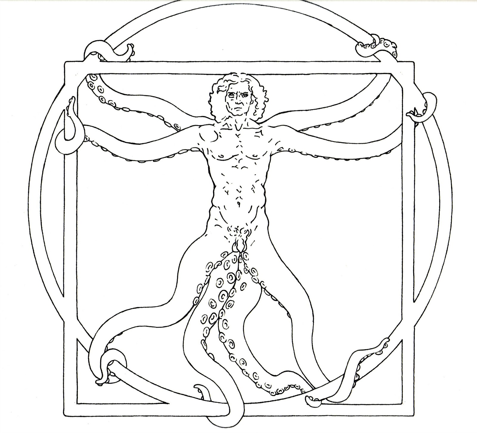 octopus tentacles sketch