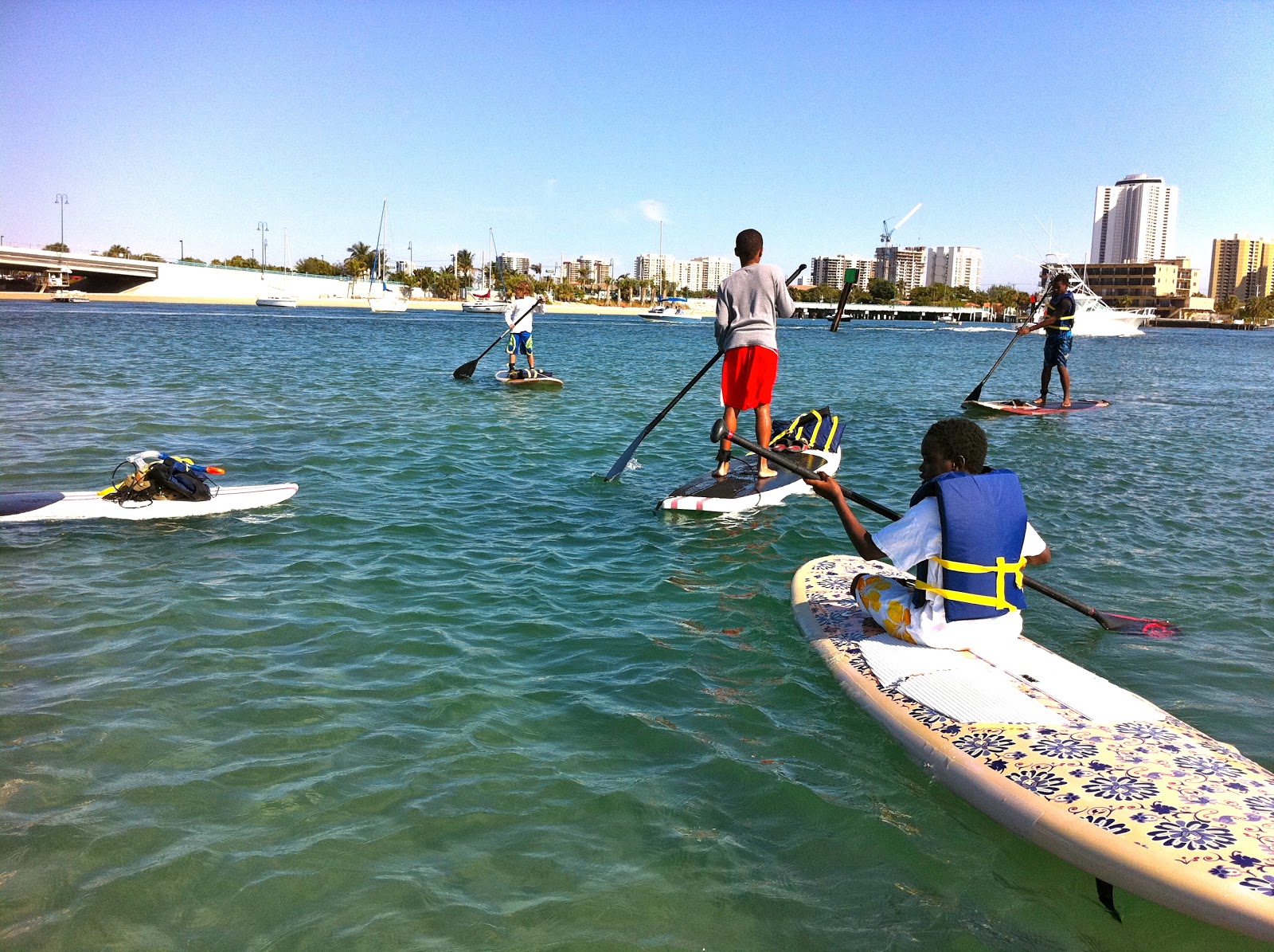 Paddleboard Excursions New paddleboarding buddies/Place of Hope