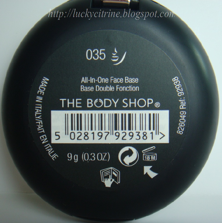 Lucky Citrine The Body Shop AllInOne Face Base
