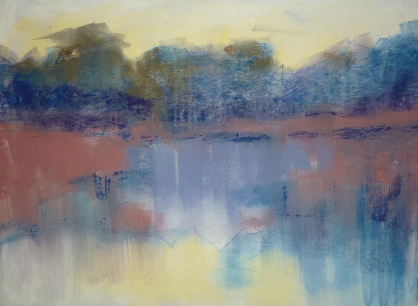 Painting My World Pastel Demo Florida Wetlands with Reflections