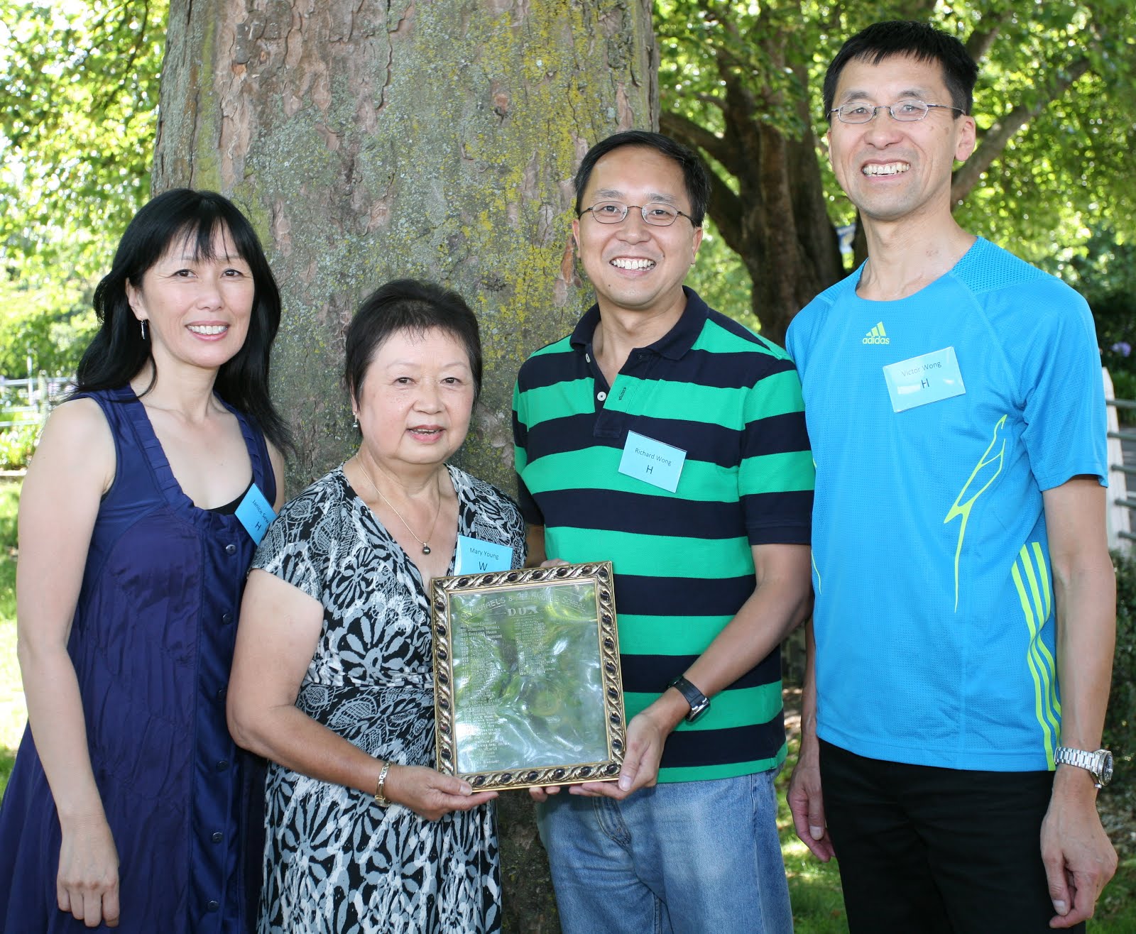 Wong Family Duxes of St Michaels School Also Derek Wong