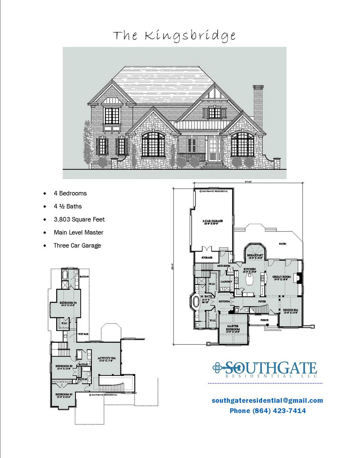 Southgate Residential PreDesigned Plans