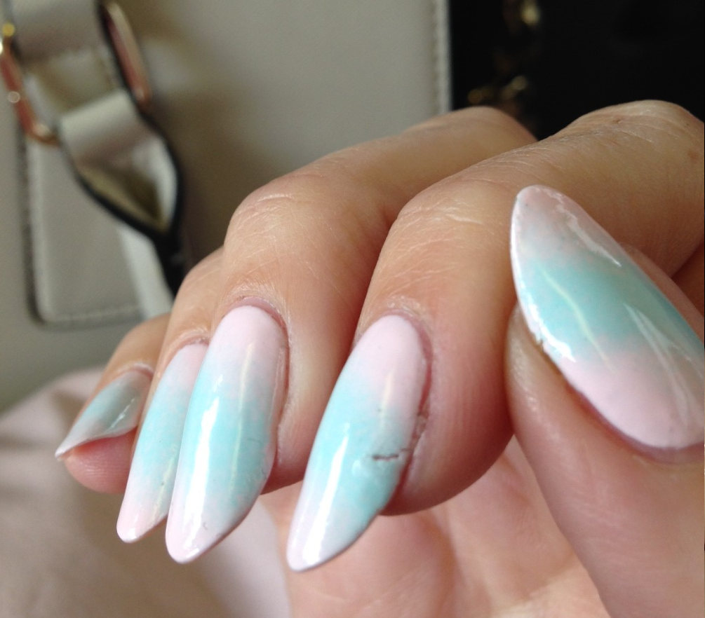My Mint Nails: New Almond nail shape!