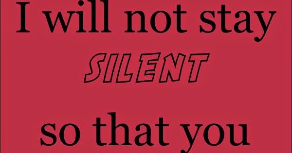 I will not stay silent so that you can stay comfortable ~ God is Heart