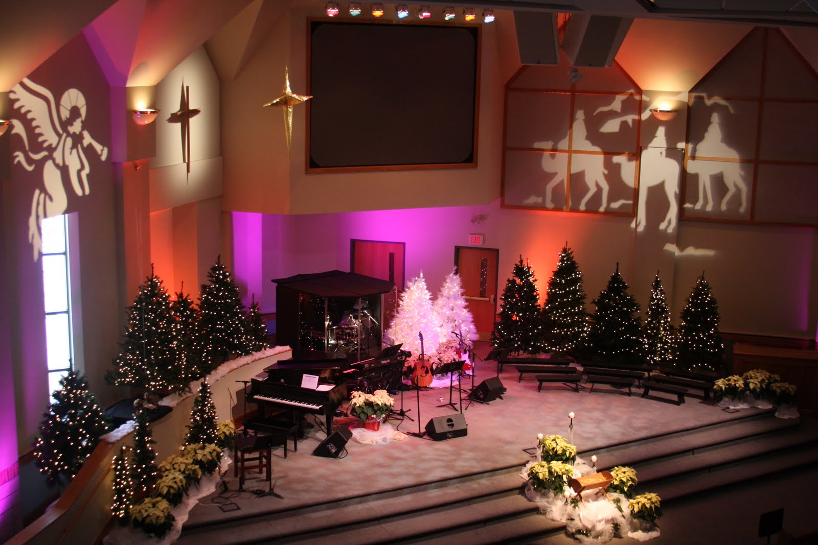 Church Stage Decorating Ideas