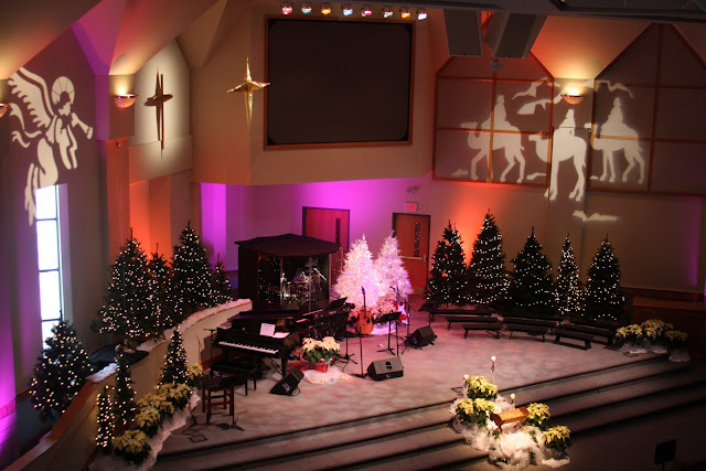 Church Stage Decorating Ideas