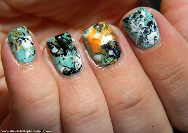 jackson pollock nail art