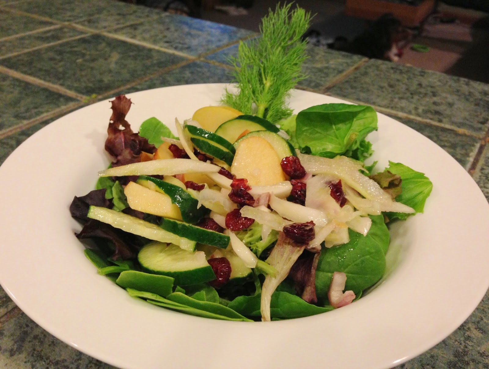 Yummy Fixins Fennel & Apple Salad with Lemon Vinagrette