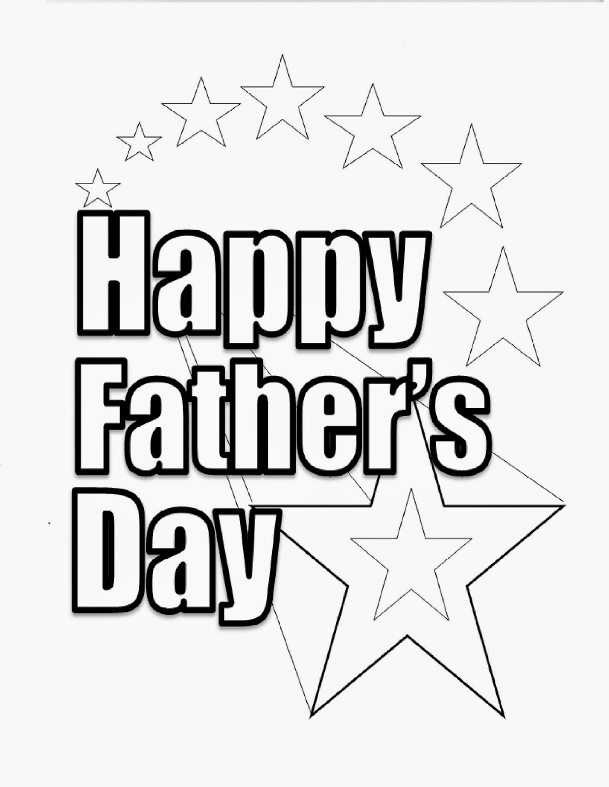 Let It Shine: Father's Day Coloring Pages