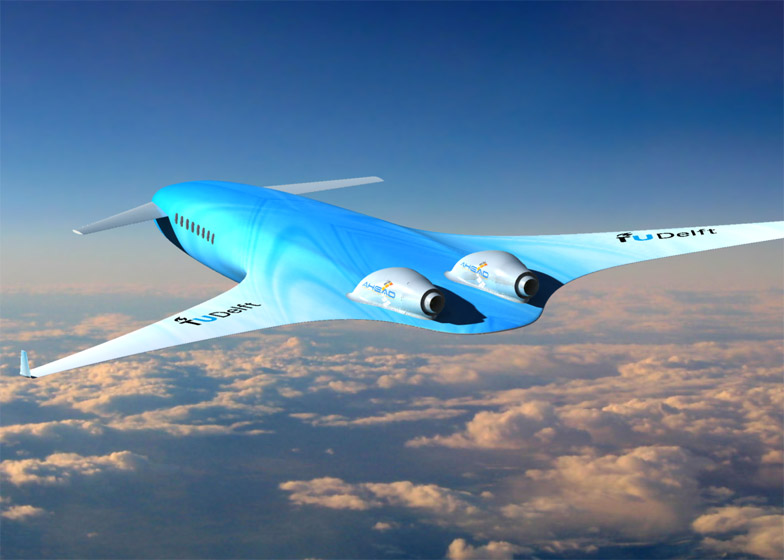 KLM & TU Delft Blended Wing Body Design [Concept] Aviation