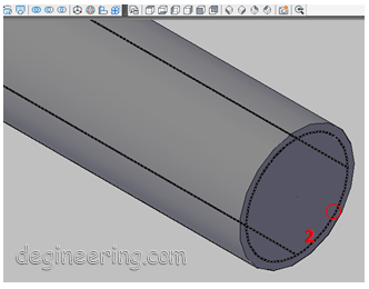 Gambar 05. Klik kiri garis 2 (dalam) Gambar 05. Klik kiri garis 2 (dalam)