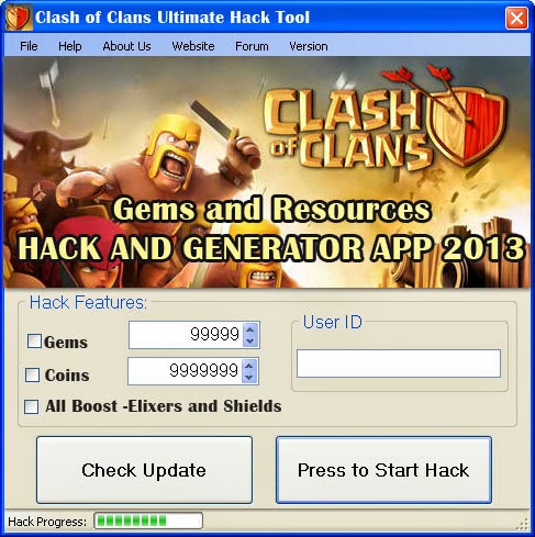 Clash OF clans hack tools