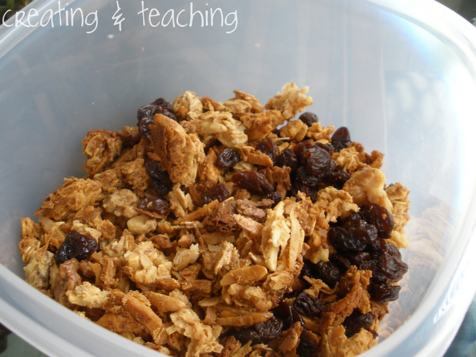 Nut & Raisin Granola Recipe creating & teaching
