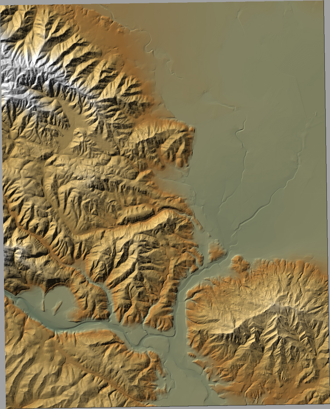 digital elevation map