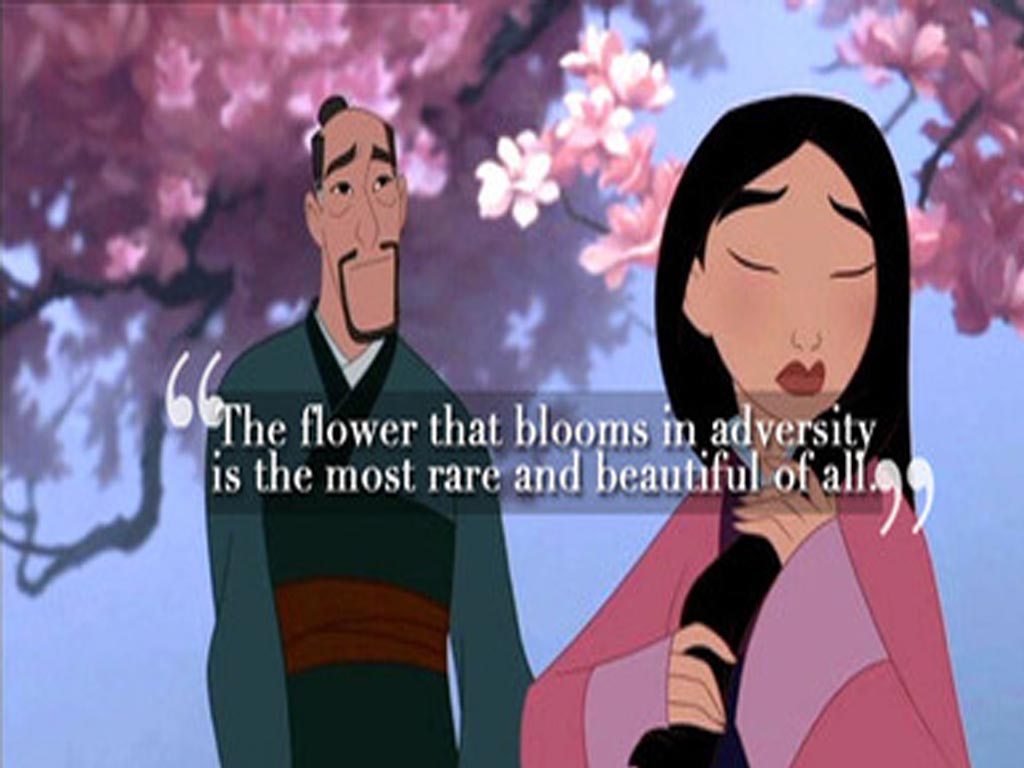Mulan Quotes Flower. QuotesGram