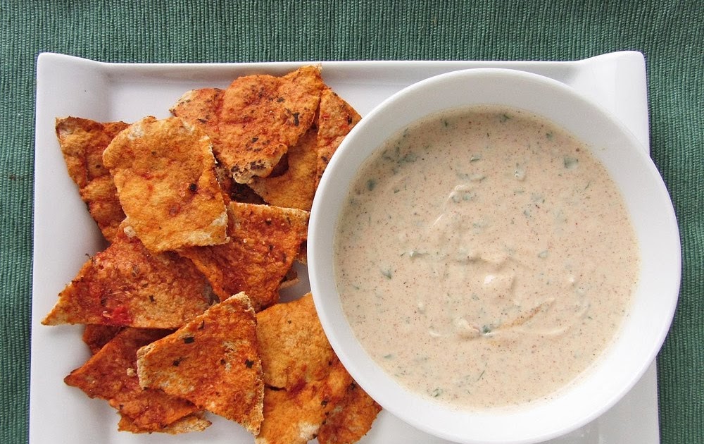 Chili Lime Yogurt Dip with Salsa Pita Chips Once Upon a Cutting Board