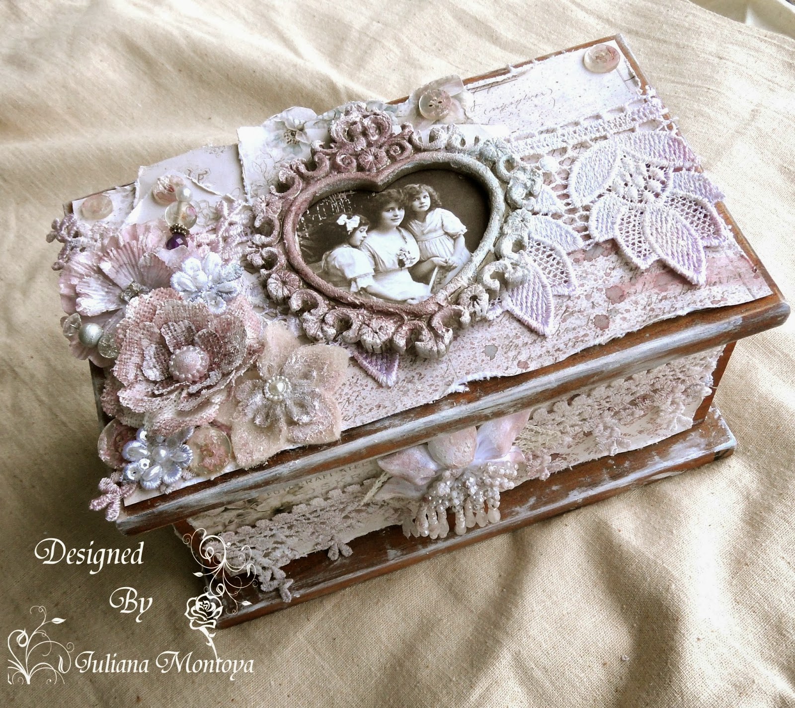 ShabbyChicJCouture My Vintage Treasures Keepsake Box