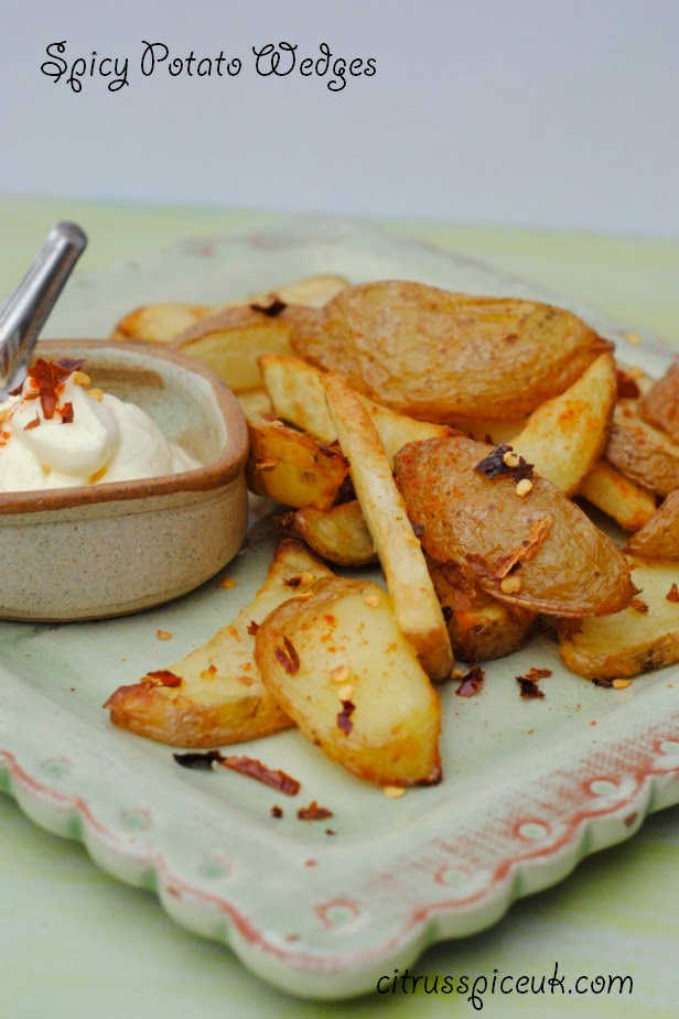Spicy Potato Wedges Citrus Spice and Travels