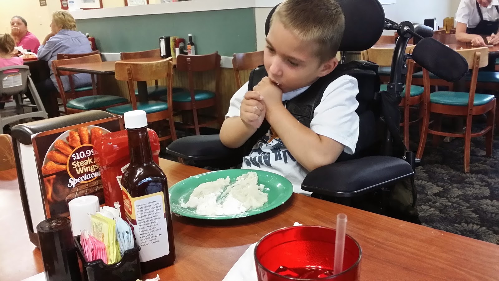 Spastic Quadriplegic Cerebral Palsy Jacob's newest accessories