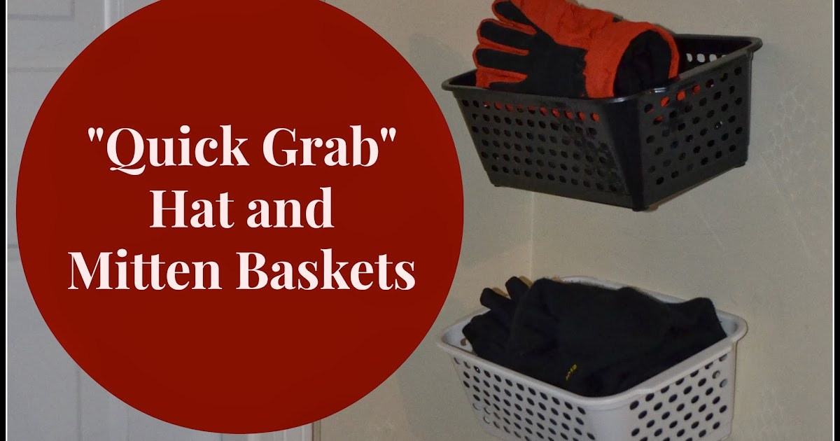 East Coast Mommy "Quick Grab" Hat and Mitten Baskets