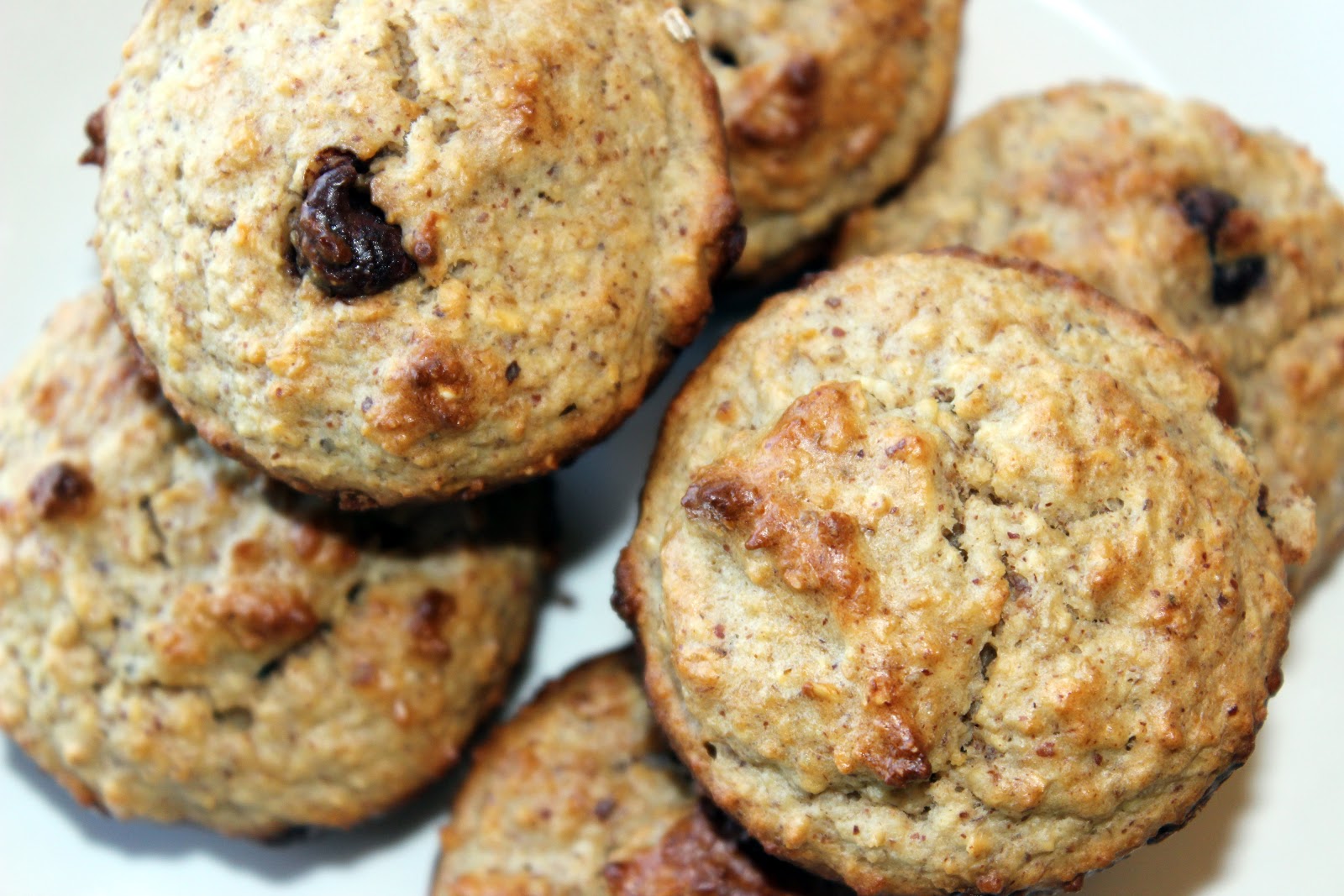 sugar & spice Peanut Butter & Banana Oatmeal Muffins