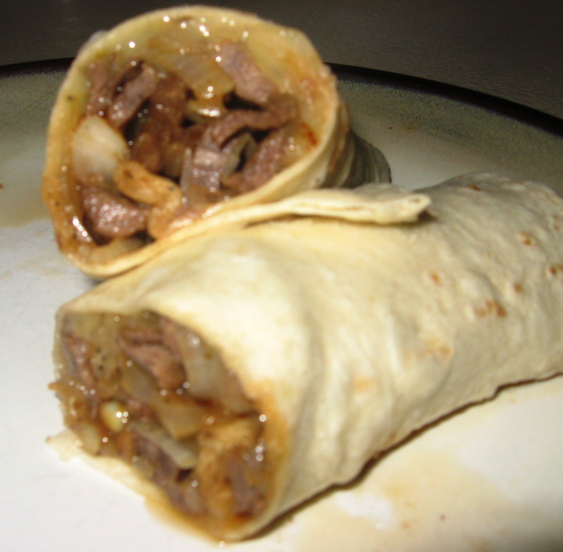 The Cook Crook Quick Meal Steak Wrap