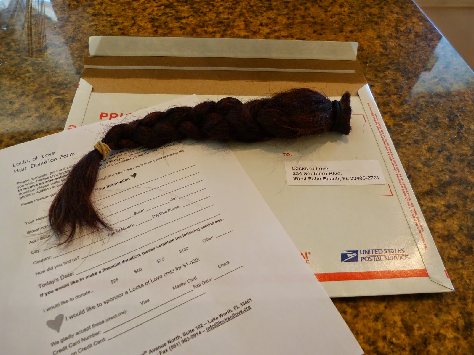 Treasure Seekers Locks of Love Hair Donation