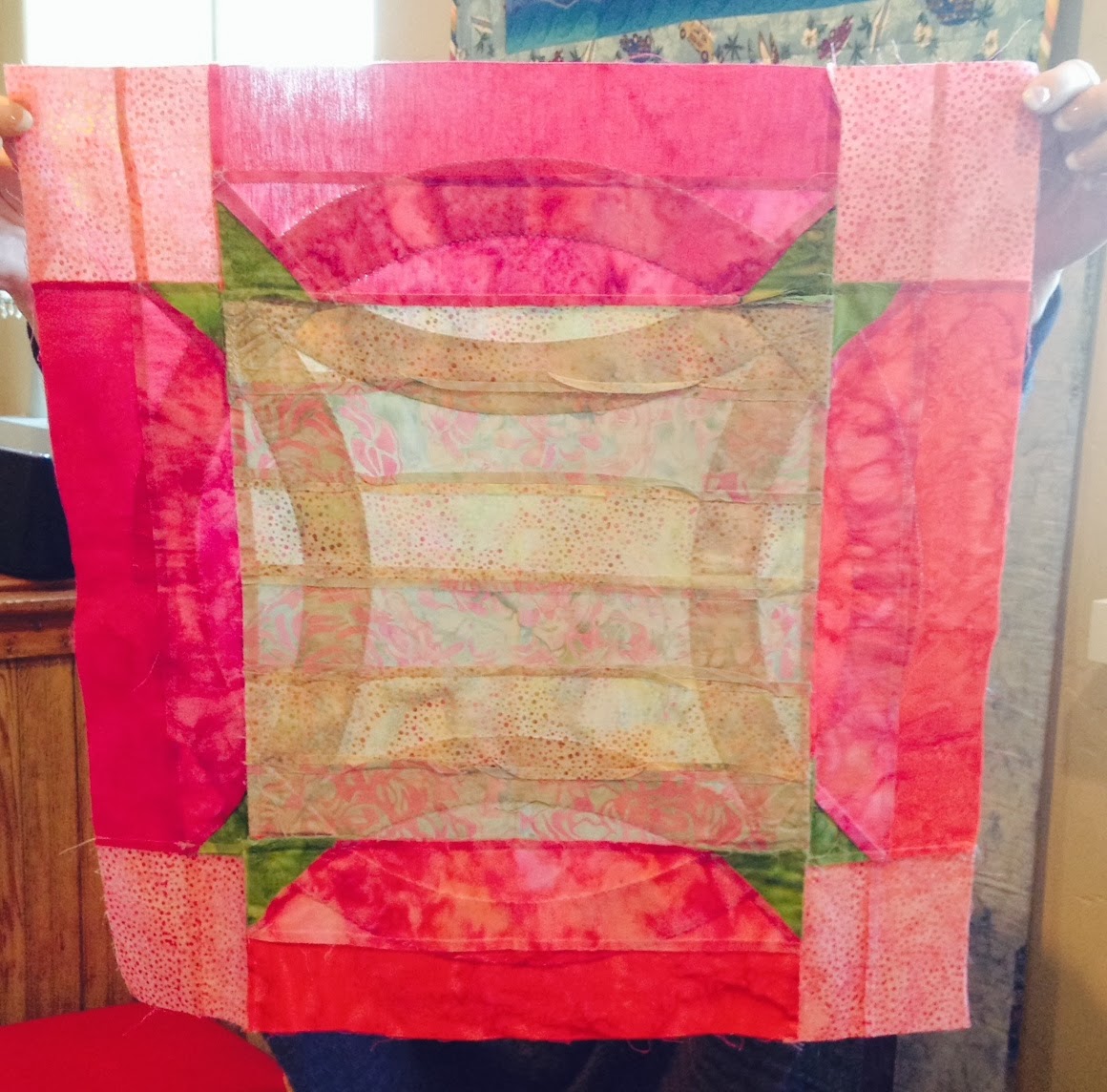 Quiltsmart Jelly Rolls and the Quiltsmart Double Wedding Ring