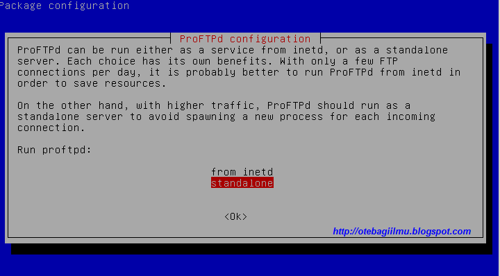 KONFIGURASI FTP SERVER DI DEBIAN 6 Ote Bagi Ilmu