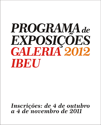 Banner Edital 2011 | Programa de Exposições 2012