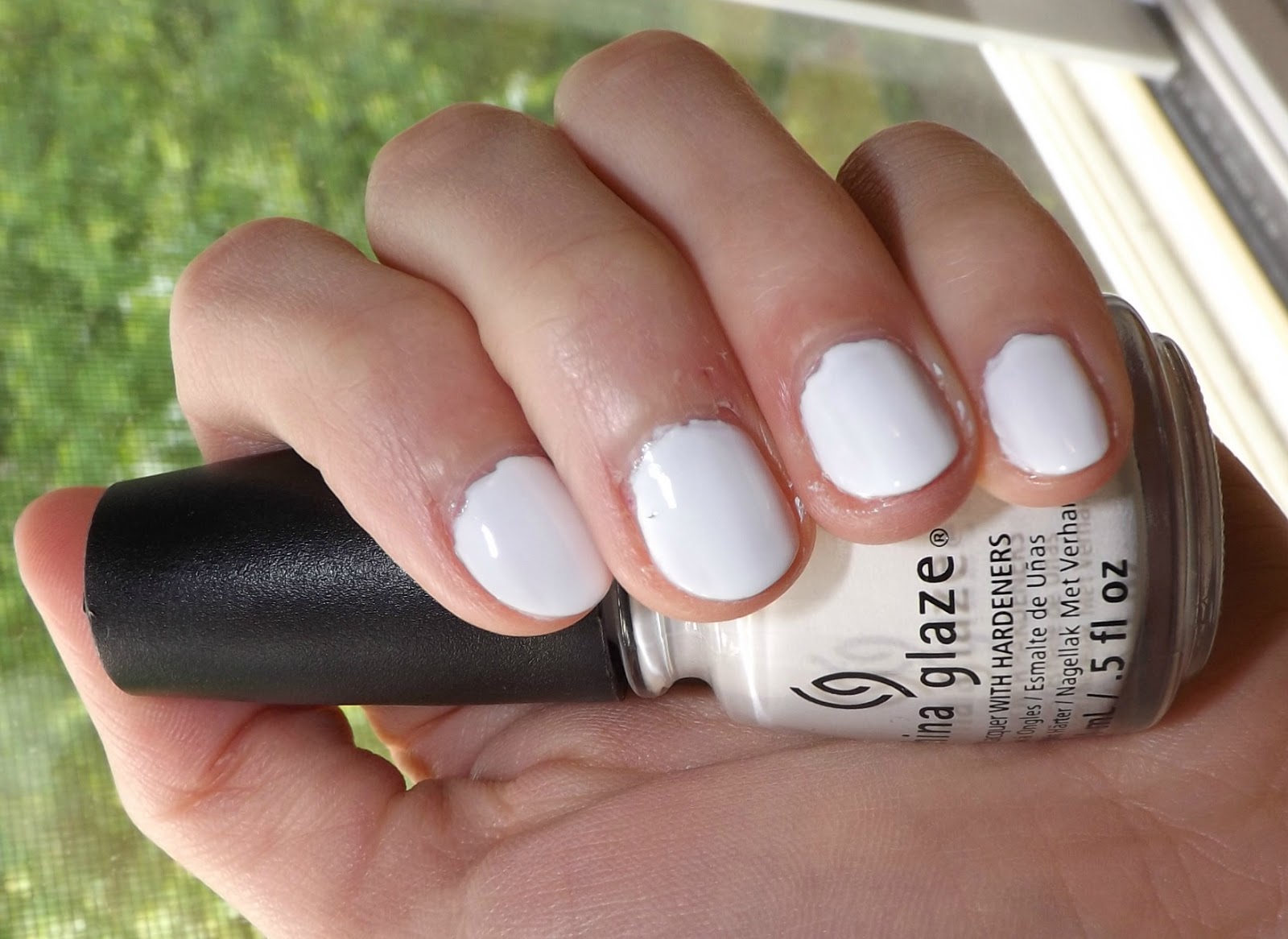 4. China Glaze Nail Lacquer in "White on White" - wide 6