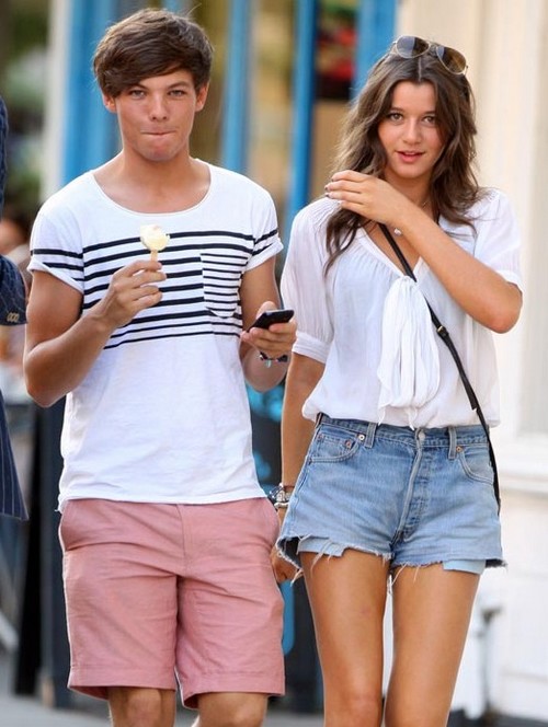  a Louis Tomlinson y su novia la modelo Eleanor Calder paseando juntos