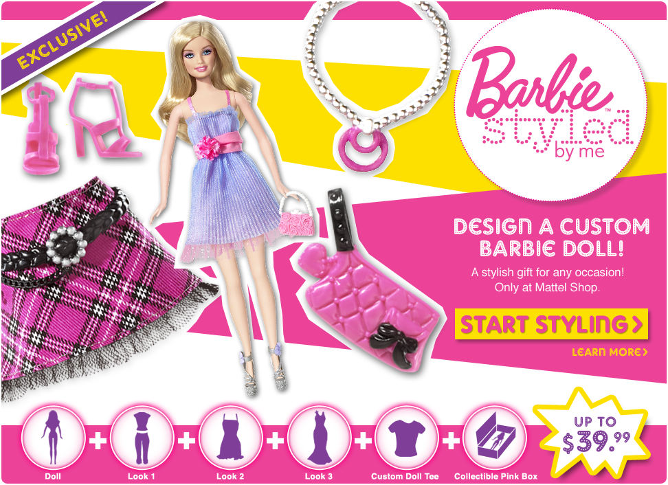 barbie mattel shop