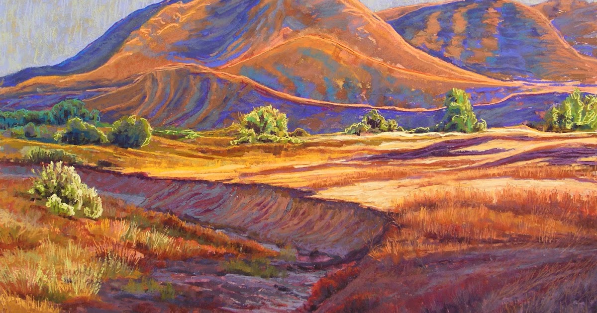 Mike Major’s blog/daily paintings: Santiago Canyon Gulch added to portfolio